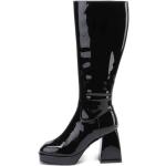 Giaro Stiefel in Übergrößen Schwarz [D2C] CORTINA BLACK SHINY große Damenschuhe, Größe:43