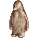 Silberne Antike Gift Company Osterdeko 2024 mit Pinguinmotiv aus Messing 