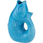 Blaue Gift Company Vasen & Blumenvasen aus Steingut 