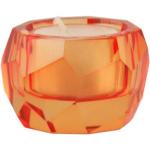 Orange GIFTCOMPANY Teelichthalter aus Glas 