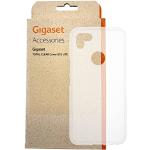 Gigaset GS5 LITE Kunststoff Case - hochwertige Schutzhülle für ihr Smartphone - Flexibler Schutz gegen Schmutz und Kratzer und Stöße - Passgenaue Aussparungen, transparent