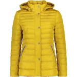 Reduzierte Gelbe Unifarbene Gil Bret Stehkragen Winterjacken mit Reißverschluss aus Polyamid für Damen Größe S 