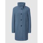 Hellblaue Unifarbene Gil Bret Wollmäntel aus Wolle für Damen Größe L 