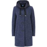 Blaue Gil Bret Kapuzenmäntel aus Wolle mit Kapuze für Damen Größe M für den für den Winter 