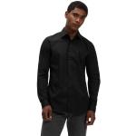 Schwarze Langärmelige Kentkragen Hemden mit Kent-Kragen für Herren Größe XL für den für den Winter 
