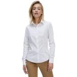 Weiße Elegante Langärmelige Tunika-Blusen für Damen Größe S für den für den Winter 