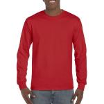 Anthrazitfarbene Langärmelige Gildan Herrensweatshirts aus Baumwolle Größe 5 XL 