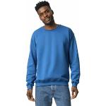 Royalblaue Gildan Herrensweatshirts aus Fleece Größe L 