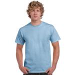 Hellblaue Gildan T-Shirts aus Baumwolle für Herren Größe L 