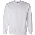 Weiße Bestickte Langärmelige Gildan Herrensweatshirts Größe XXL 