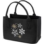 Schwarze Gilde Einkaufstaschen & Shopping Bags mit Weihnachts-Motiv aus Filz für Herren 