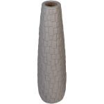 Graue 57 cm Gilde Runde Bodenvasen & Vasen für Pampasgras 57 cm matt aus Keramik 