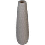 Hellgraue Moderne 16 cm Gilde Runde Bodenvasen & Vasen für Pampasgras 57 cm matt aus Keramik 