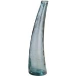 Reduzierte Petrolfarbene 80 cm Gilde Runde Bodenvasen & Vasen für Pampasgras aus Glas 