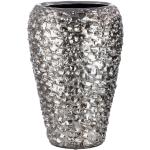 Silberne Moderne 50 cm Gilde Runde Große Vasen 