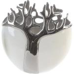 Reduzierte Silberne Gilde Vasen & Blumenvasen 21 cm aus Keramik 