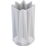 Weiße 12 cm Gilde Runde Vasen & Blumenvasen 12 cm aus Keramik 