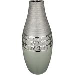 Silberne 34 cm Gilde Vasen & Blumenvasen 34 cm aus Keramik 