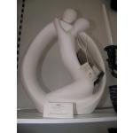 Gilde Skulptur Francis Paar 'Partnerkreis', 34 cm,