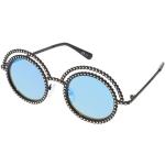 Blaue Damenschminkbrillen 