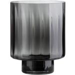 Reduzierte Schwarze Romantische 28 cm Gilde Kerzenständer & Kerzenhalter aus Glas 