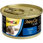 GimCat Katzenfutter ShinyCat Thunfisch in Jelly 24x70g