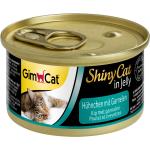 Reduziertes GIMCAT ShinyCat in Jelly Katzenfutter nass mit Huhn 