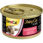 Reduziertes GIMCAT ShinyCat in Jelly Katzenfutter nass mit Huhn 