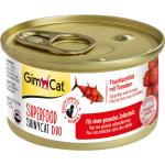GimCat Superfood ShinyCat Duo Thunfischfilet mit Tomaten 24x70g