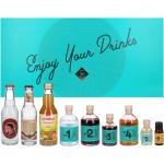 Gin Cocktail Geschenk-Set für 6 feine Gin & Tonic Interpretationen mit ELEPHANT GIN & SLOE GIN