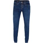 Blaue Boyfriend-Jeans aus Denim für Damen Größe XS 