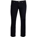 Schwarze Gin Tonic 5-Pocket Jeans mit Reißverschluss aus Baumwolle für Damen Weite 29 
