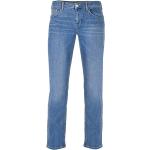 Hellblaue Slim Fit Jeans aus Denim für Damen Größe XS 