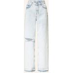 Reduzierte Blaue Gina Tricot Ripped Jeans & Zerrissene Jeans aus Baumwolle für Damen Größe M 