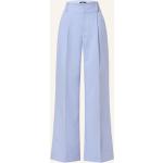 Reduzierte Hellblaue Gina Tricot Bundfaltenhosen mit Reißverschluss aus Polyester für Damen Größe S 
