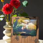 Goldene Moderne Fotorahmen aus Holz 