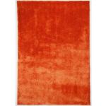 Gino Falcone Teppich »Teppich modern Design, uni terra«, Rechteckig, Höhe 25 mm, Handgetuftet, orange