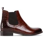 Reduzierte Braune Gino Rossi Ankle Boots & Klassische Stiefeletten für Damen Größe 37 