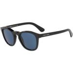 Schwarze Armani Giorgio Armani Rechteckige Rechteckige Sonnenbrillen aus Kunststoff für Herren 