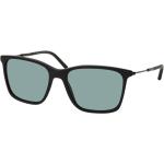 Schwarze Armani Giorgio Armani Quadratische Sonnenbrillen mit Sehstärke aus Kunststoff für Herren 
