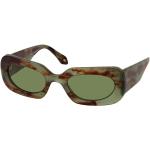 Grüne Armani Giorgio Armani Cateye Sonnenbrillen aus Kunststoff für Damen 