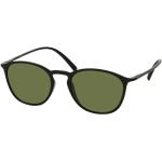 Schwarze Armani Giorgio Armani Quadratische Kunststoffsonnenbrillen für Herren 