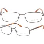 Braune Armani Giorgio Armani Brillenfassungen aus Metall für Herren 