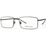 Dunkelgraue Armani Giorgio Armani Brillenfassungen aus Metall für Herren 