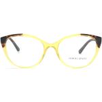 Giorgio Armani Damen Brillenfassung AR7138 5582 52mm - Braun Gelb Transparent - Vollrand