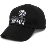 Schwarze Elegante Armani Giorgio Armani Herrenschirmmützen aus Viskose Größe L 