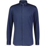 Marineblaue Armani Giorgio Armani Slim Fit Hemden für Herren für den für den Frühling 