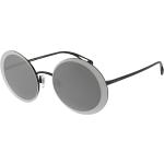 Anthrazitfarbene Armani Giorgio Armani Verspiegelte Sonnenbrillen für Damen 