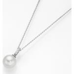 GIORGIO MARTELLO MILANO Perlenkette Anhänger - Muschelkern Perle, Silber 925
