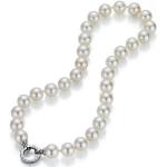 Weiße GIORGIO MARTELLO Silberketten mit Namen aus Silber mit Echte Perle für Damen 